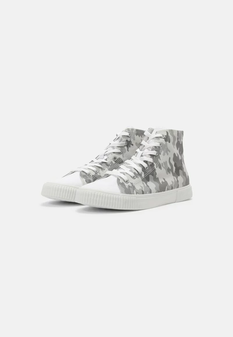 YOURTURN UNISEX - Sneakers Alte - White/grey 4 YOURTURN UNISEX - Sneakers Alte - White/grey - immagine 2