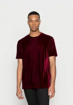 YOURTURN VELVET UNISEX - T-shirt Basic - Bordeaux