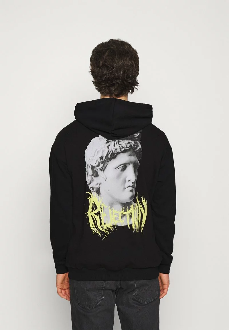 YOURTURN UNISEX - Felpa Con Cappuccio - Black 3 YOURTURN UNISEX - Felpa Con Cappuccio - Black