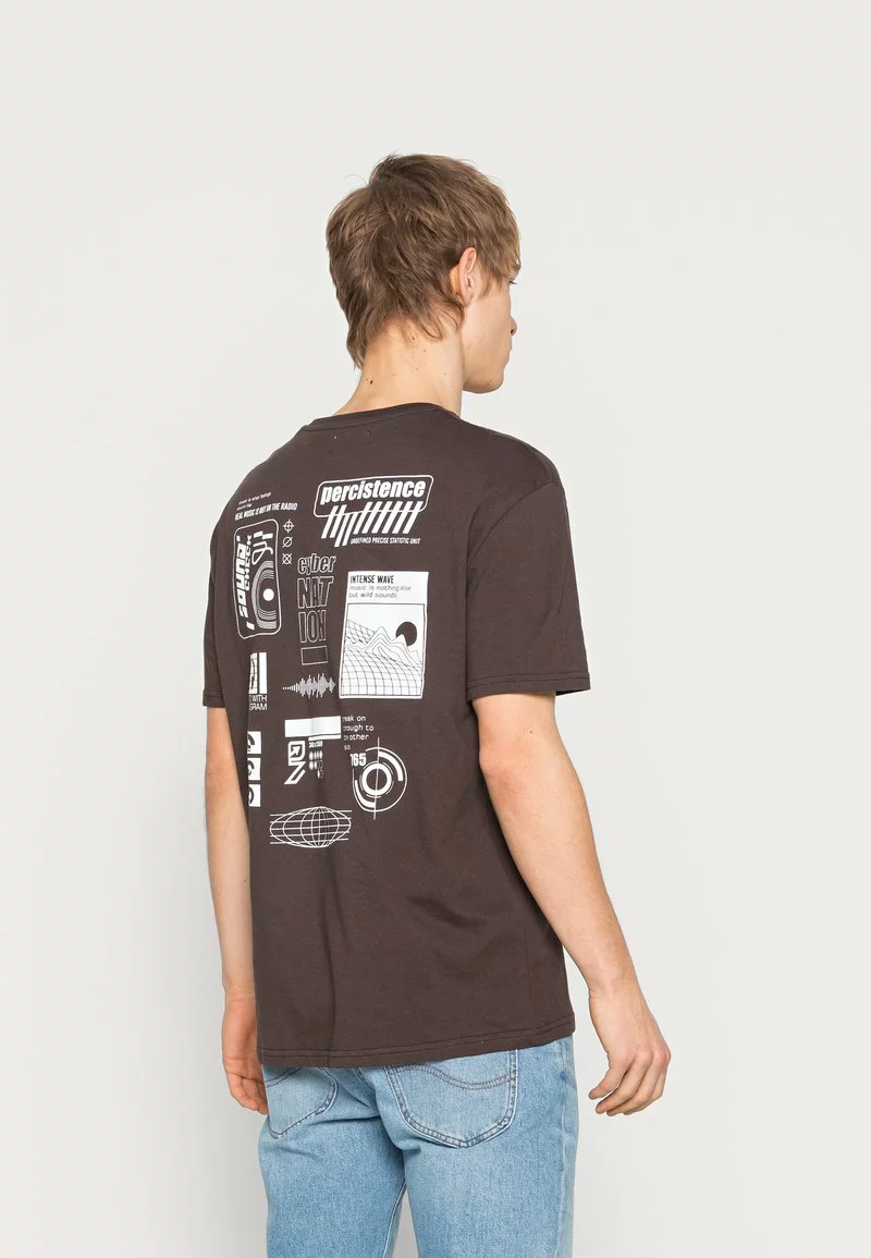 YOURTURN PERCISTENCE GRAPHIC T-SHIRT UNISEX - T-shirt Con Stampa - Brown 5 YOURTURN PERCISTENCE GRAPHIC T-SHIRT UNISEX - T-shirt Con Stampa - Brown - immagine 3