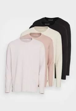 YOURTURN 5 PACK - Maglietta A Manica Lunga - Black/silver/lilac, Unisex -Sconto YOURTURN in Italia e7cd95315e454fd3aff93b997f49a366