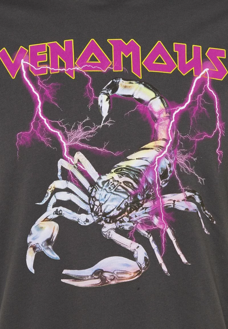 YOURTURN T-shirt Con Stampa - Dark Grey, Unisex 5 YOURTURN T-shirt Con Stampa - Dark Grey, Unisex - immagine 3