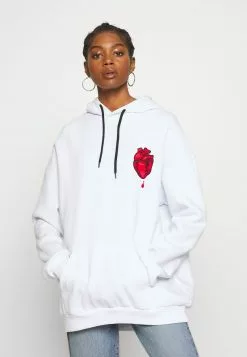 YOURTURN Felpa Con Cappuccio - White, Unisex -Sconto YOURTURN in Italia ed30ee02b25f4dc1b72dc5c4832d9443