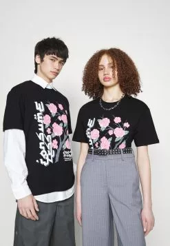 YOURTURN UNISEX - T-shirt Con Stampa - Black