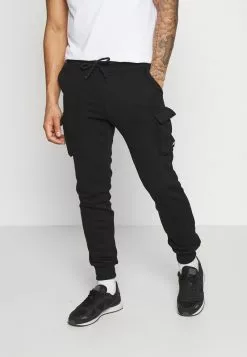 YOURTURN UNISEX - Pantaloni Sportivi - Black