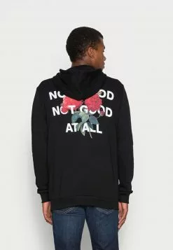 YOURTURN Unisex Felpa Con Cappuccio - Black