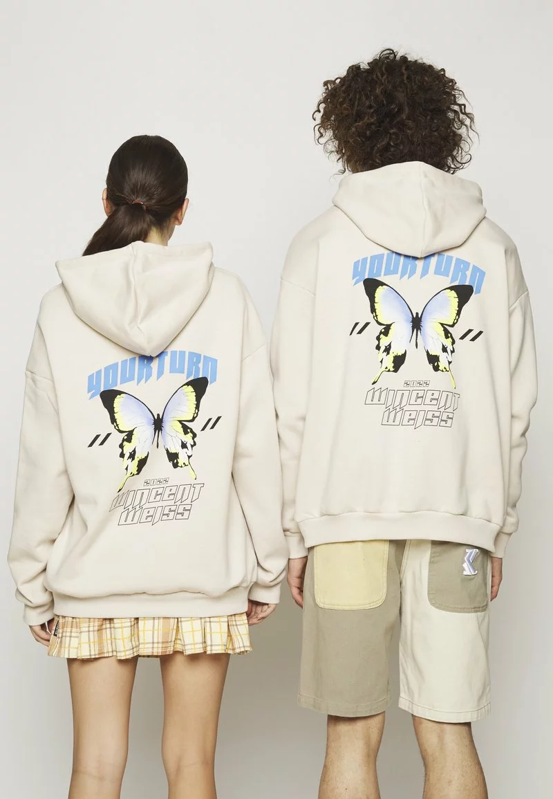 YOURTURN WINCENT WEISS - Felpa Con Cappuccio - Stone, Unisex 7 YOURTURN WINCENT WEISS - Felpa Con Cappuccio - Stone, Unisex - immagine 5