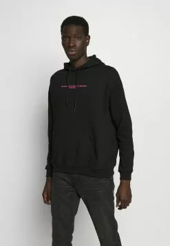 YOURTURN UNISEX - Felpa Con Cappuccio - Black