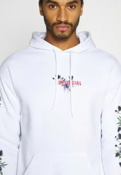 YOURTURN UNISEX - Felpa Con Cappuccio - White -Sconto YOURTURN in Italia fd60656acbc54b2d8ea29f02f5df780d