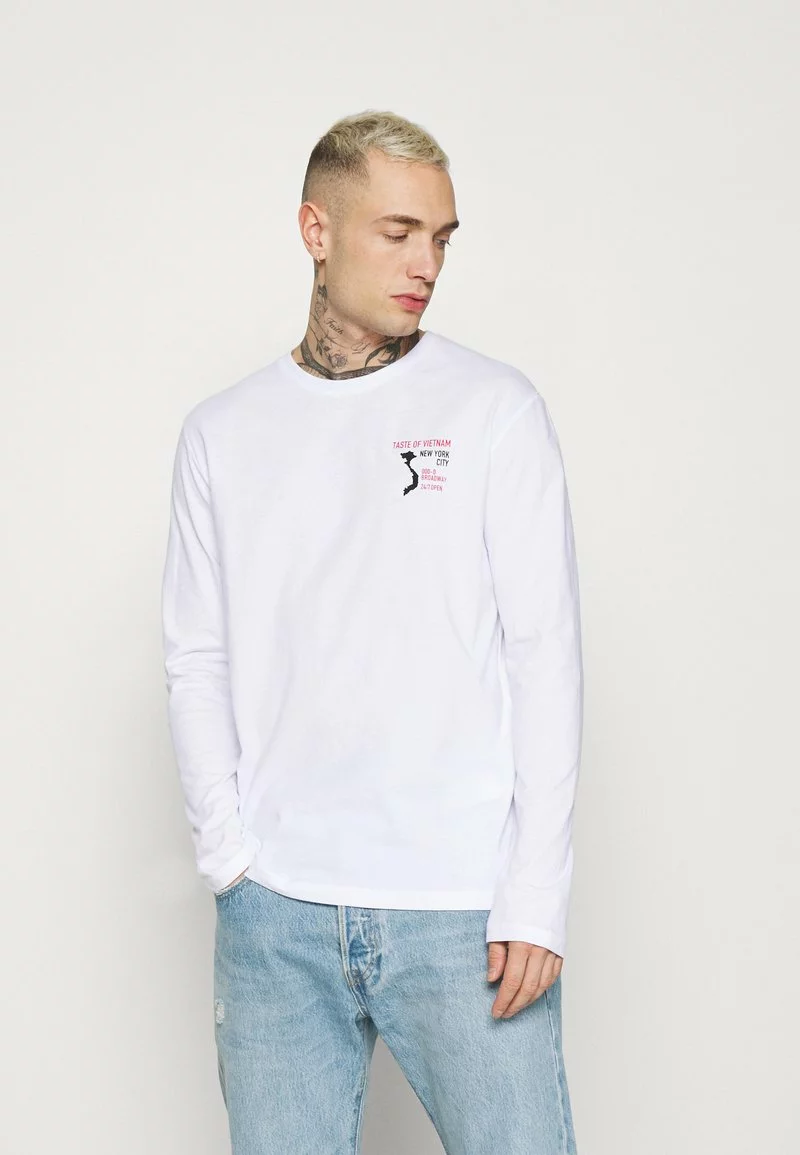 YOURTURN Maglietta A Manica Lunga - White, Unisex 3 YOURTURN Maglietta A Manica Lunga - White, Unisex